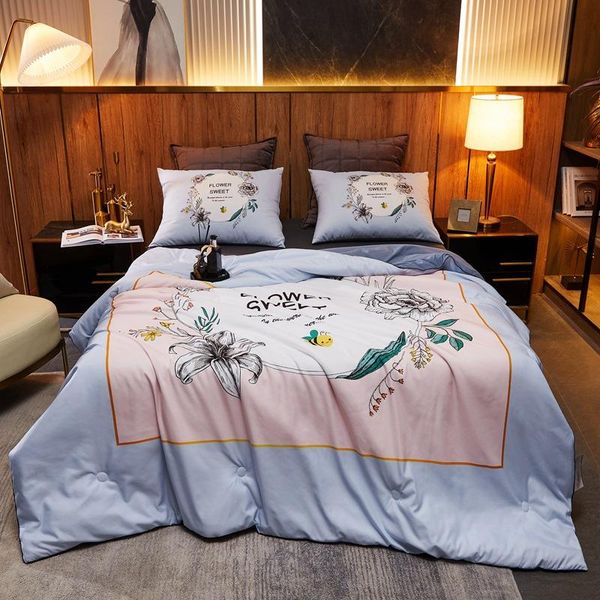 factory direct sales in summer cool ice silk quilt printing air conditioning gift will be sold comforters & sets
factory direct sales in summer cool ice silk quilt printing air conditioning gift will be sold comforters & sets