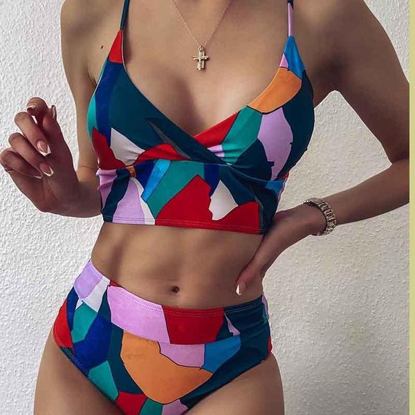 women's swimwear women fashion 2pcs swimming suit sleeveless geometric print bottoms set for ladies female maillot brazilian biquini, White;black
women's swimwear women fashion 2pcs swimming suit sleeveless geometric print bottoms set for ladies female maillot brazilian biquini, White;black