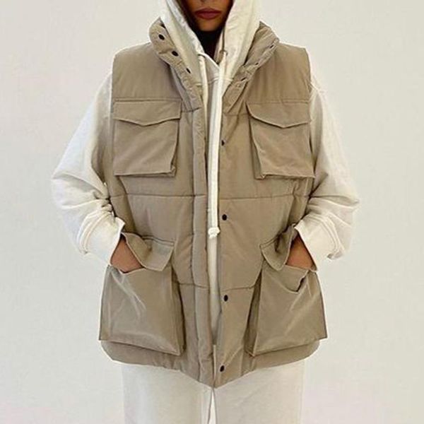 women's vests berry fashion autumn safari style women elegant solid stand collar coats pockets covered button cotton ladies, Black;white
women's vests berry fashion autumn safari style women elegant solid stand collar coats pockets covered button cotton ladies, Black;white