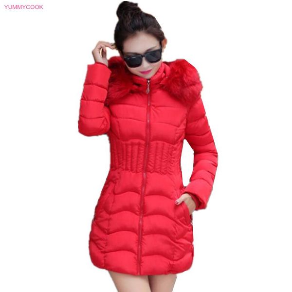 women's trench coats yummycook 2021 winter women thicken jackets fashion medium long hooded big fur collar outerwear for 568, Tan;black
women's trench coats yummycook 2021 winter women thicken jackets fashion medium long hooded big fur collar outerwear for 568, Tan;black