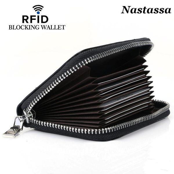 card holders credit blocking men wallet leather holder zipper pocket bifold front cow wallets, Brown;gray
card holders credit blocking men wallet leather holder zipper pocket bifold front cow wallets, Brown;gray