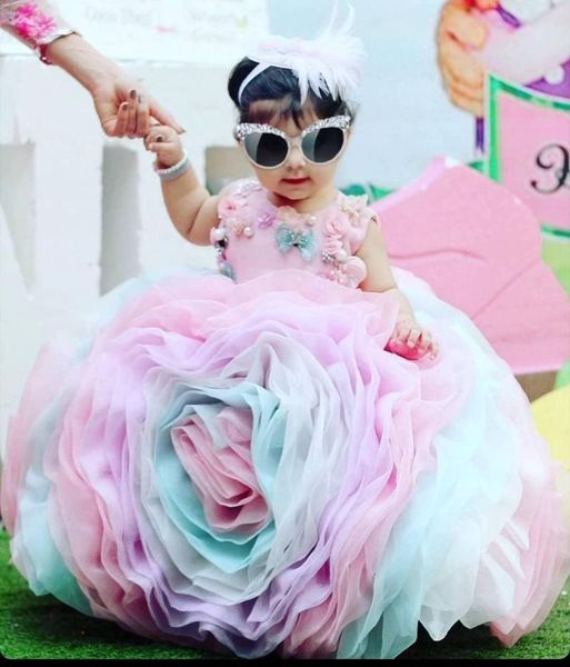 girl's dresses flower girl 3d floral appliqued custom made little kids wedding gown beautiful girls pageant dress birthday party gowns, Red;yellow 
girl's dresses flower girl 3d floral appliqued custom made little kids wedding gown beautiful girls pageant dress birthday party gowns, Red;yellow