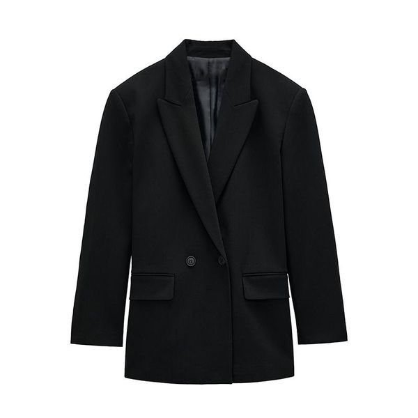 women fashion solid color casual office wear suit blazer double breasted coats long sleeve notched collar blazers femme women's suits &, White;black
women fashion solid color casual office wear suit blazer double breasted coats long sleeve notched collar blazers femme women's suits &, White;black