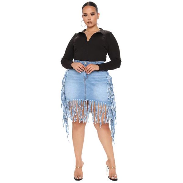 plus size pants cotton tassels jeans skirt women summer denim elastic high waist skirts womens knee length 2021 streetwear, Black
plus size pants cotton tassels jeans skirt women summer denim elastic high waist skirts womens knee length 2021 streetwear, Black