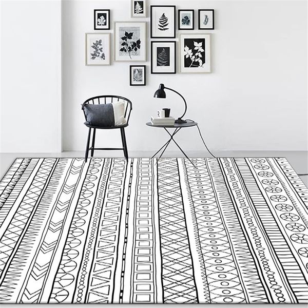 nordic ethnic style black white geometric printed carpet for bedroom living room rug simple bedside mat floor mat bohemia rug
nordic ethnic style black white geometric printed carpet for bedroom living room rug simple bedside mat floor mat bohemia rug