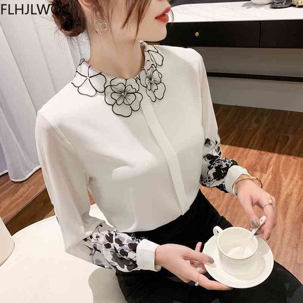 women's knits & tees spring design women females floral printed single breasted button elegant office basic white shirts blou
women's knits & tees spring design women females floral printed single breasted button elegant office basic white shirts blou