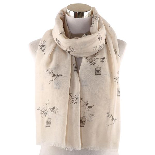 scarves winfox pink grey bird cage tree print female long scarf shawl for womens hijab foulard, Blue;gray
scarves winfox pink grey bird cage tree print female long scarf shawl for womens hijab foulard, Blue;gray
