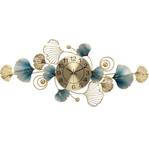living room decoration large wall clock metal home decor clocks watches luxury ginkgo leaf creative mechanism gift
living room decoration large wall clock metal home decor clocks watches luxury ginkgo leaf creative mechanism gift