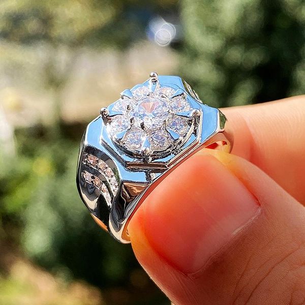 wedding rings caoshi trendy flower-shaped for women men shiny cz zirconia couple chic engagement accessories jewelry, Slivery;golden
wedding rings caoshi trendy flower-shaped for women men shiny cz zirconia couple chic engagement accessories jewelry, Slivery;golden