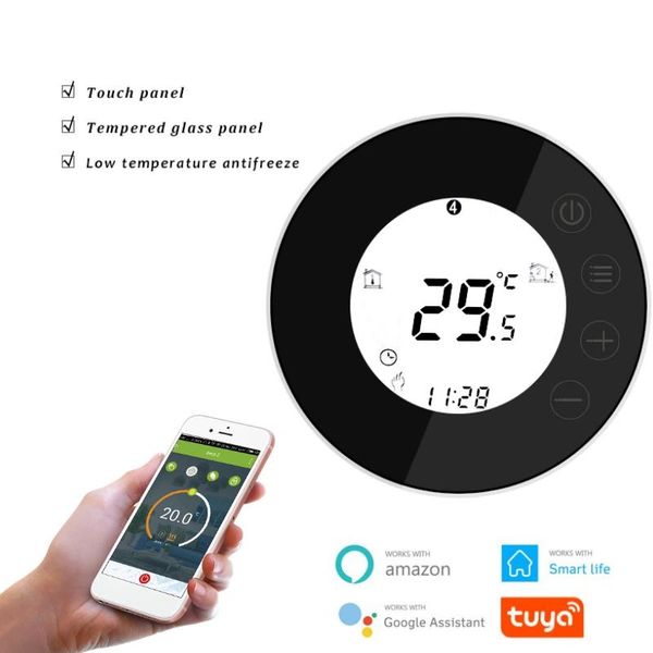 smart home control wifi thermostat temperature controller for water/electric floor heating/water gas boiler works with alexa google x7h 
smart home control wifi thermostat temperature controller for water/electric floor heating/water gas boiler works with alexa google x7h