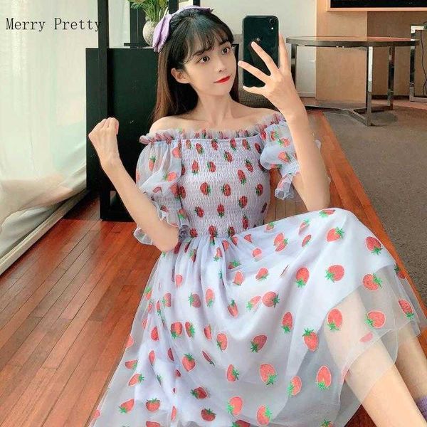 merry pretty strawberry dress women french style lace chiffon sweet casual puff sleeve elegant printed kawaii 210526, Black;gray
merry pretty strawberry dress women french style lace chiffon sweet casual puff sleeve elegant printed kawaii 210526, Black;gray