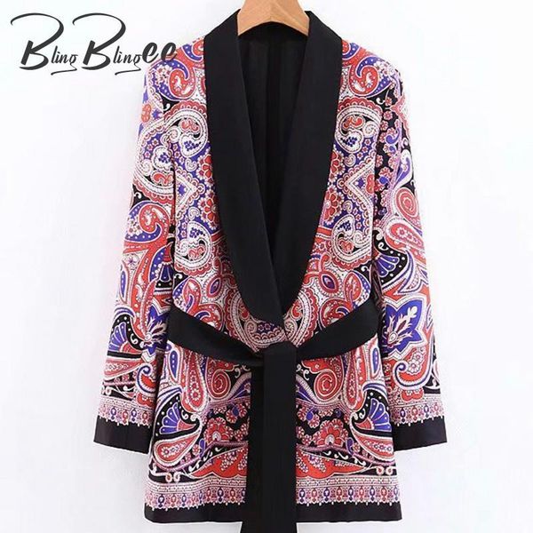 women's suits & blazers blingblingee 2021 autumn paisley print patchwork wrist sleeve shawl collar open front women casual female belte, White;black
women's suits & blazers blingblingee 2021 autumn paisley print patchwork wrist sleeve shawl collar open front women casual female belte, White;black