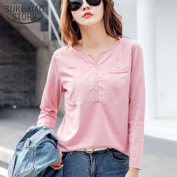 cotton t-shirts long-sleeved tshirt women's tees female plus size women t-shirt autumn fashion v-neck 7192 50 210417, White
cotton t-shirts long-sleeved tshirt women's tees female plus size women t-shirt autumn fashion v-neck 7192 50 210417, White