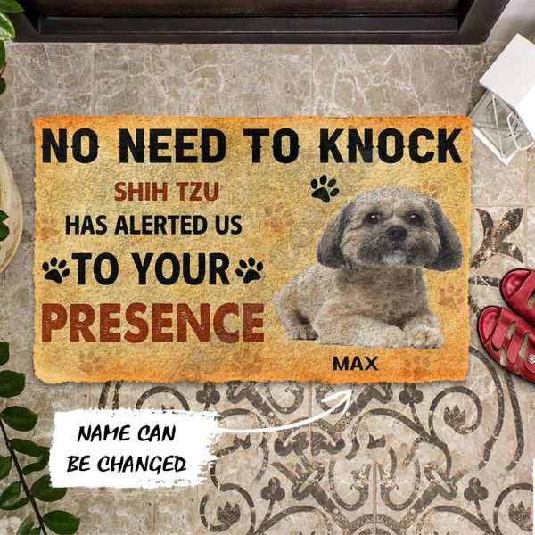 carpets 3d no need to knock shih tzu dog custom name doormat indoor non slip door floor mats decor porch
carpets 3d no need to knock shih tzu dog custom name doormat indoor non slip door floor mats decor porch