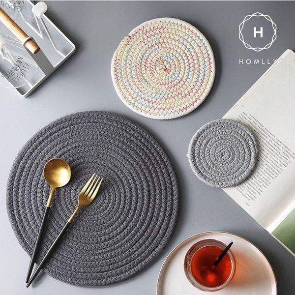 homlly modern braided round table coasters (4pcs) decorative objects & figurines 
homlly modern braided round table coasters (4pcs) decorative objects & figurines