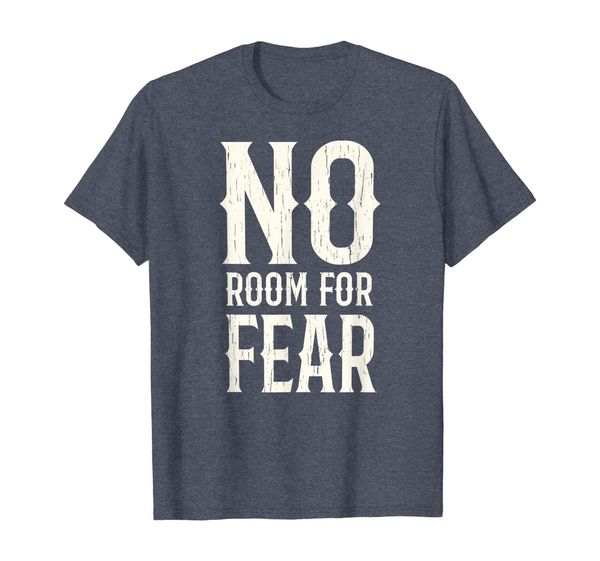 rodeo wear, no room for fear, cowboy cowgirl t shirt, White;black
