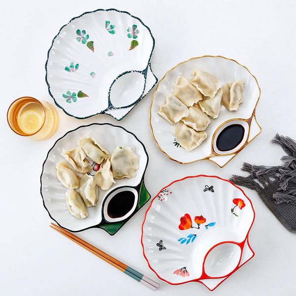 personalized dumpling plate shell color separate dip breakfast tableware simple style dinner sushi dishes & plates
personalized dumpling plate shell color separate dip breakfast tableware simple style dinner sushi dishes & plates