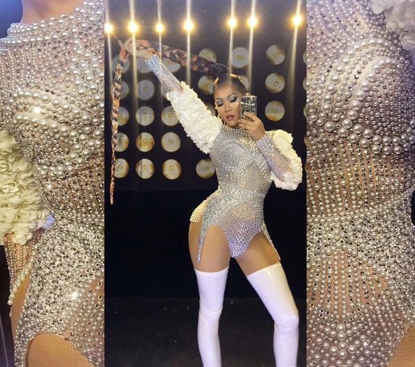 silver rhinestones beyonce bodysuit long sleeves stretch party celebrate nightlcub outfit women's jumpsuits & rompers, Black;white
silver rhinestones beyonce bodysuit long sleeves stretch party celebrate nightlcub outfit women's jumpsuits & rompers, Black;white
