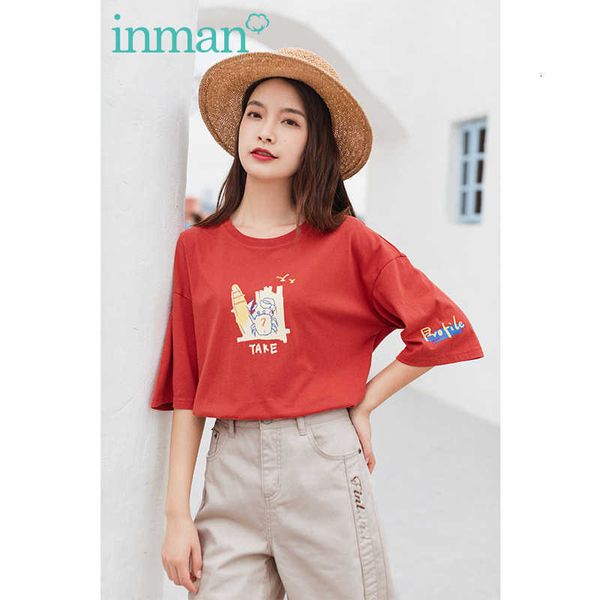women's t-shirt t shirts summer cotton literary print all-match o-neck loose half sleeve t-shirt le9h, White
women's t-shirt t shirts summer cotton literary print all-match o-neck loose half sleeve t-shirt le9h, White