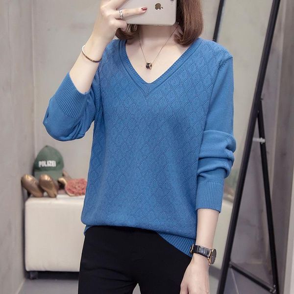 women's sweaters white loose v-neck pullover woman blouses winter clothing latest 2021 spring autumn korean female d0280, White;black
women's sweaters white loose v-neck pullover woman blouses winter clothing latest 2021 spring autumn korean female d0280, White;black