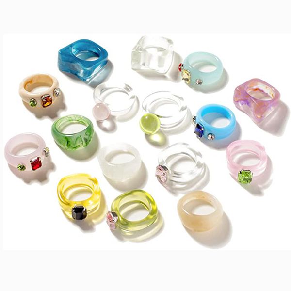 transparent resin acrylic ring rhinestone colourful geometric square round set for women jewelry party gifts, Golden;silver
transparent resin acrylic ring rhinestone colourful geometric square round set for women jewelry party gifts, Golden;silver