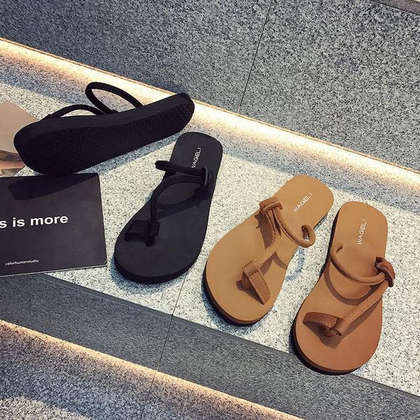 slippers fashion flip flops 2021 summer women casual beach shoes flat with women's indoor outdoor slipper for female 4990, Black
slippers fashion flip flops 2021 summer women casual beach shoes flat with women's indoor outdoor slipper for female 4990, Black