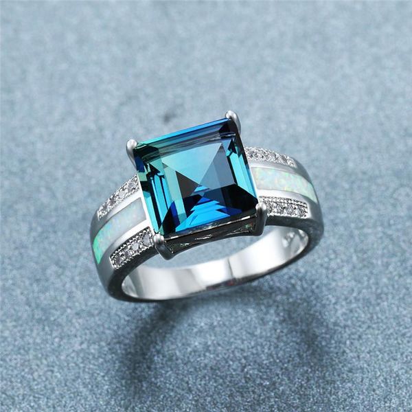 cluster rings white fire opal square zircon for women wedding jewelry vintage fashion rainbow crystal stone engagement ring bridal gifts, Golden;silver
cluster rings white fire opal square zircon for women wedding jewelry vintage fashion rainbow crystal stone engagement ring bridal gifts, Golden;silver