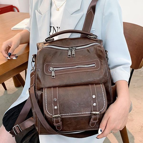 evening bags women leather backpack female fashion rucksack designer vintage shoulder bag escola large capacity school backpacks mochila
evening bags women leather backpack female fashion rucksack designer vintage shoulder bag escola large capacity school backpacks mochila