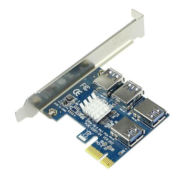 pci-e to adapter 1 turn 4 pci-express slot 1x 16x usb 3.0 mining special riser card pcie converter for btc miner computer cables & connector
pci-e to adapter 1 turn 4 pci-express slot 1x 16x usb 3.0 mining special riser card pcie converter for btc miner computer cables & connector