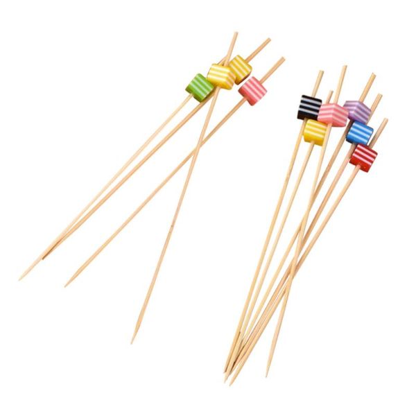 forks 100 pack cocktail picks 4.7 inch fruit sticks striped cube bamboo toothpicks for wedding birthday party supplies(random)
forks 100 pack cocktail picks 4.7 inch fruit sticks striped cube bamboo toothpicks for wedding birthday party supplies(random)