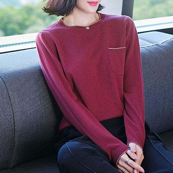winter women sweater solid color o-neck pocket female jumper casual 100% wool simplicit knitted pullover warm women's sweaters, White;black
winter women sweater solid color o-neck pocket female jumper casual 100% wool simplicit knitted pullover warm women's sweaters, White;black