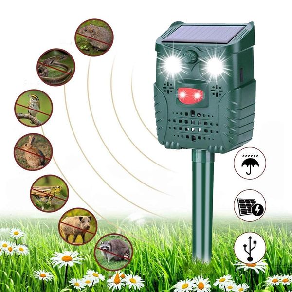 -wh528 outdoor solar ultrasonic animal repeller pest control bats birds dogs cats with flashing light
-wh528 outdoor solar ultrasonic animal repeller pest control bats birds dogs cats with flashing light