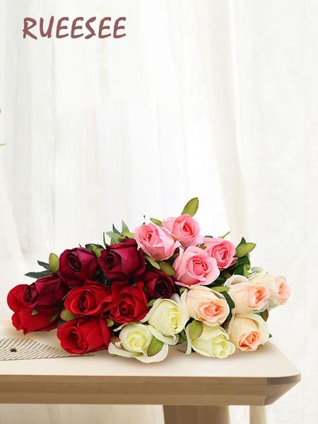 decorative flowers & wreaths artificial silk 63cm single rose in 5 colors, used for bridal bouquets, fake home wedding decoration accessorie
decorative flowers & wreaths artificial silk 63cm single rose in 5 colors, used for bridal bouquets, fake home wedding decoration accessorie