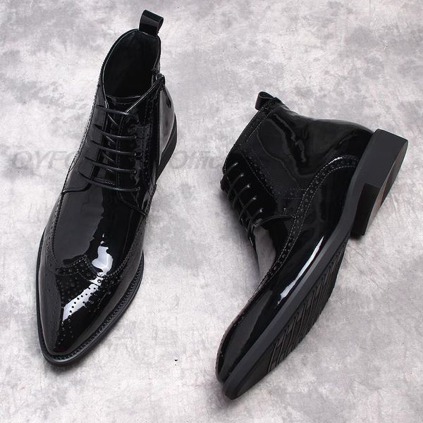 dress shoes luxury chelsea boots genuine leather men ankle brogue zipper / lace patent wingtip black basic 8i6j z92o
dress shoes luxury chelsea boots genuine leather men ankle brogue zipper / lace patent wingtip black basic 8i6j z92o