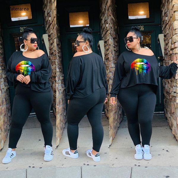 summer plus size women o-neck sleeve lips printed with long slim pants casual two-piece set dm140 201008, White
summer plus size women o-neck sleeve lips printed with long slim pants casual two-piece set dm140 201008, White