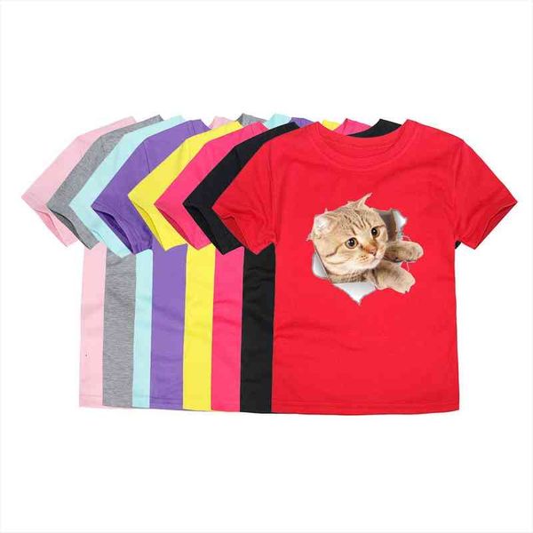 12 colors boys t shirts children 3d print cat tees cartoon funny girls for 1 14years, Blue
12 colors boys t shirts children 3d print cat tees cartoon funny girls for 1 14years, Blue