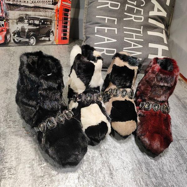 boots european station winter cotton thick snow round head rhinestone platform women's short large size, Black
boots european station winter cotton thick snow round head rhinestone platform women's short large size, Black