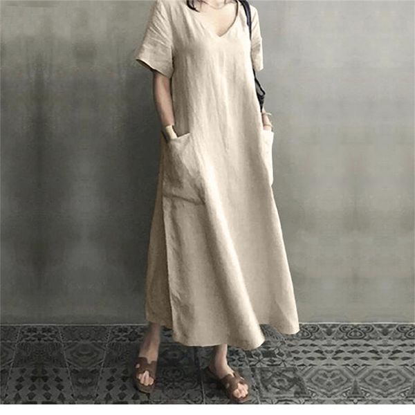 casual dresses robe femme 2021 summer linen loose vintage women short sleeve v-neck pullover beach womens party es vestidos 0i4j, Black;gray
casual dresses robe femme 2021 summer linen loose vintage women short sleeve v-neck pullover beach womens party es vestidos 0i4j, Black;gray
