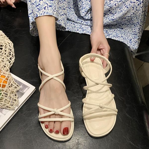 sandals roman cross comfort shoes for women cross-shoes strappy heels all-match suit female beige 2021 summer gladiator flat, Black
sandals roman cross comfort shoes for women cross-shoes strappy heels all-match suit female beige 2021 summer gladiator flat, Black