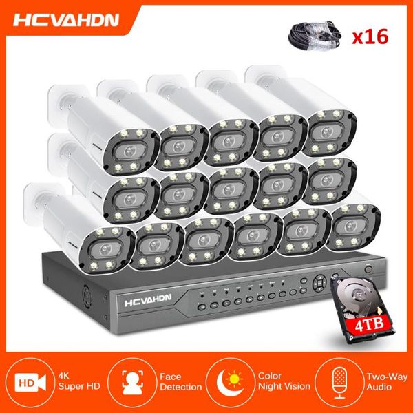 h.265 16ch cctv security camera system 4k poe nvr kit two way audio ai outdoor color night vision video surveillance set wireless kits
h.265 16ch cctv security camera system 4k poe nvr kit two way audio ai outdoor color night vision video surveillance set wireless kits