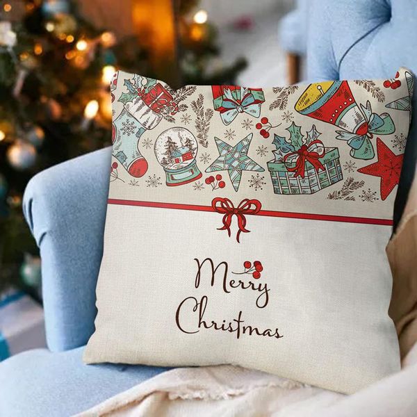 pillow case 2# christmas linen hugging santa printed sofa cushion decorative backrest cover
pillow case 2# christmas linen hugging santa printed sofa cushion decorative backrest cover
