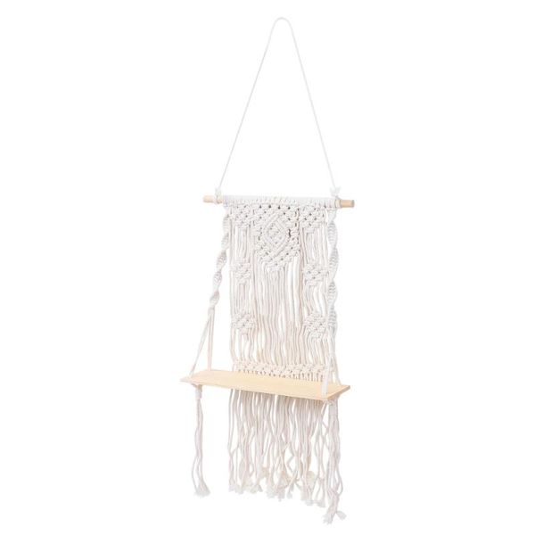 clothing & wardrobe storage tapestry wall hanging shelf weaving cotton with wooden rack
clothing & wardrobe storage tapestry wall hanging shelf weaving cotton with wooden rack