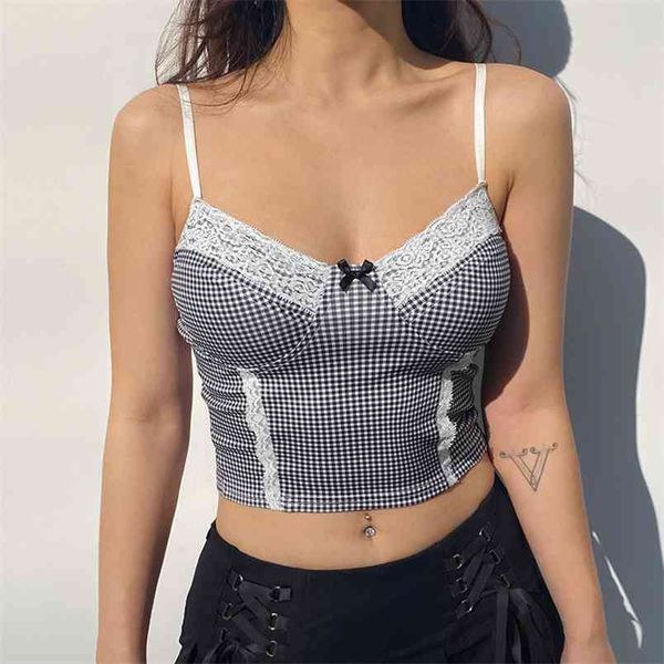 spaghetti strap patched lace plaid y2k crop women summer backless harajuku v neck vintage bow camis streetwear 210510, White
spaghetti strap patched lace plaid y2k crop women summer backless harajuku v neck vintage bow camis streetwear 210510, White