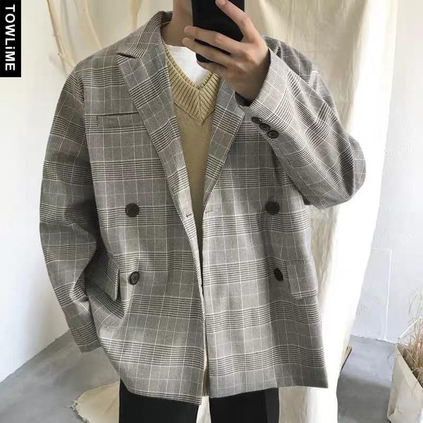 mens casual suit jackets man oversized korean trend long sleeve elegant coat japanese streetwear women loose blazers couple men's suit, White;black
mens casual suit jackets man oversized korean trend long sleeve elegant coat japanese streetwear women loose blazers couple men's suit, White;black
