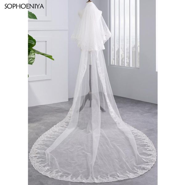 bridal veils arrival lace edge long veil 2021 cathedral wedding with comb two layers accessories, Black
bridal veils arrival lace edge long veil 2021 cathedral wedding with comb two layers accessories, Black