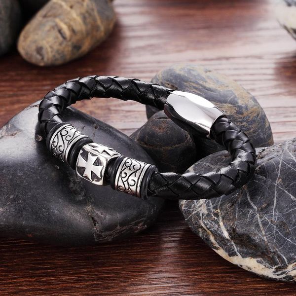 charm bracelets megin d punk personality dermis cross stainless steel for men women couple family friend fashion design gift jewelry, Golden;silver
charm bracelets megin d punk personality dermis cross stainless steel for men women couple family friend fashion design gift jewelry, Golden;silver