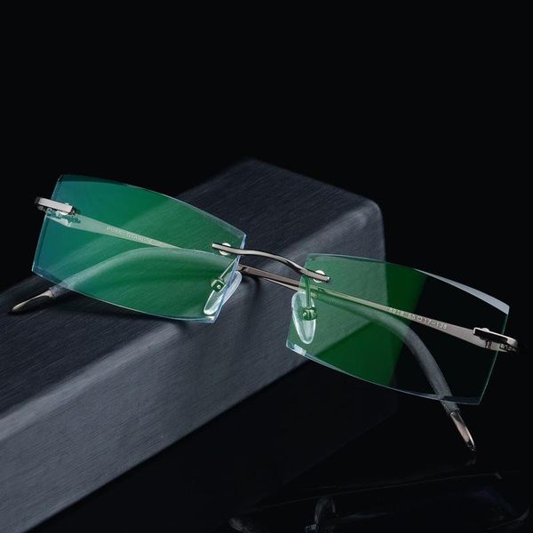 fashion sunglasses frames eyeglasses men diamond trimming cutting rimless business glasses prescription optical frame for eyewear, Black
fashion sunglasses frames eyeglasses men diamond trimming cutting rimless business glasses prescription optical frame for eyewear, Black