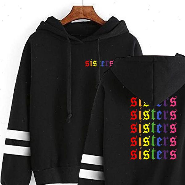 james womens charles sisters logo hooded tubing network reds streetwear hoodies harajuku casual women men, Black
james womens charles sisters logo hooded tubing network reds streetwear hoodies harajuku casual women men, Black