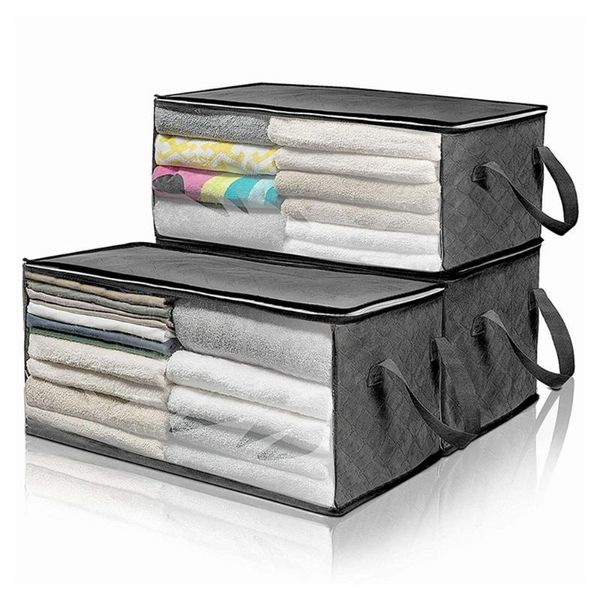 foldable clothing wardrobe organizer bag clothes blanket quilt closet box container holder tidy case non-woven dustpro & storage 
foldable clothing wardrobe organizer bag clothes blanket quilt closet box container holder tidy case non-woven dustpro & storage