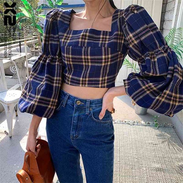 genayooa plaid womens and blouses vintage lace up blouse women long lantern sleeve ladies korean style 210417, White
genayooa plaid womens and blouses vintage lace up blouse women long lantern sleeve ladies korean style 210417, White